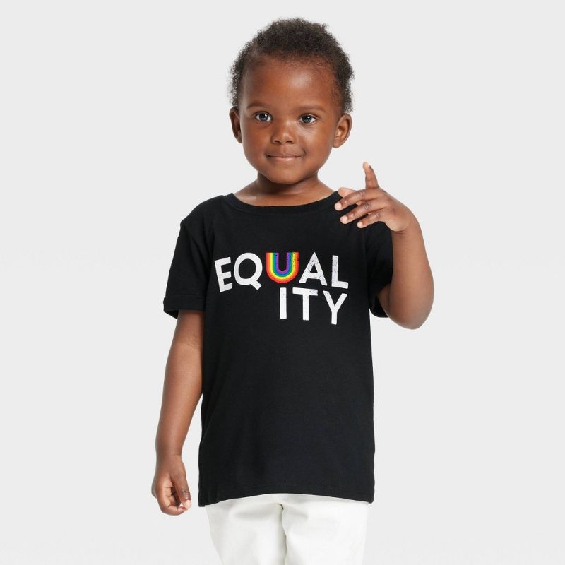 Photo 1 of **SET OF 2** Pride Toddler Equality Short Sleeve Round Neck T-Shirt - 4T
