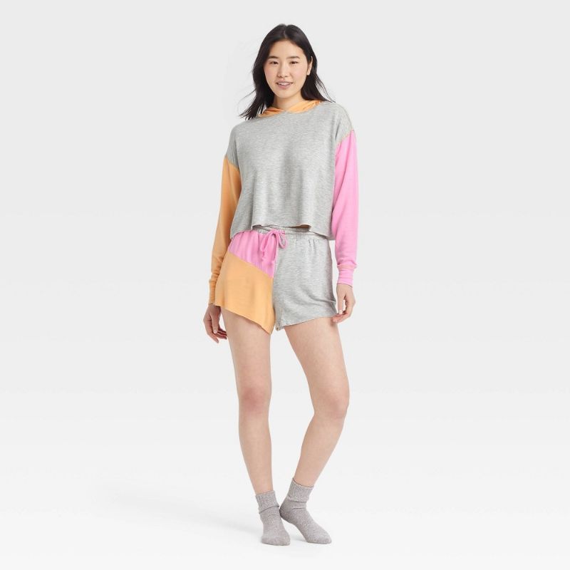 Photo 1 of **MISSING SHORT**

Women's Colorblock Fleece Lounge Sweatshirt - Colsie™ MEDIUM
