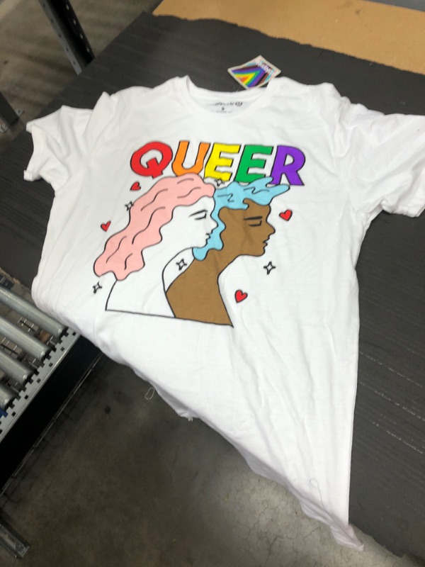 Photo 2 of Pride Adult Queer Hort Leeve T-Shirt - SMALL
