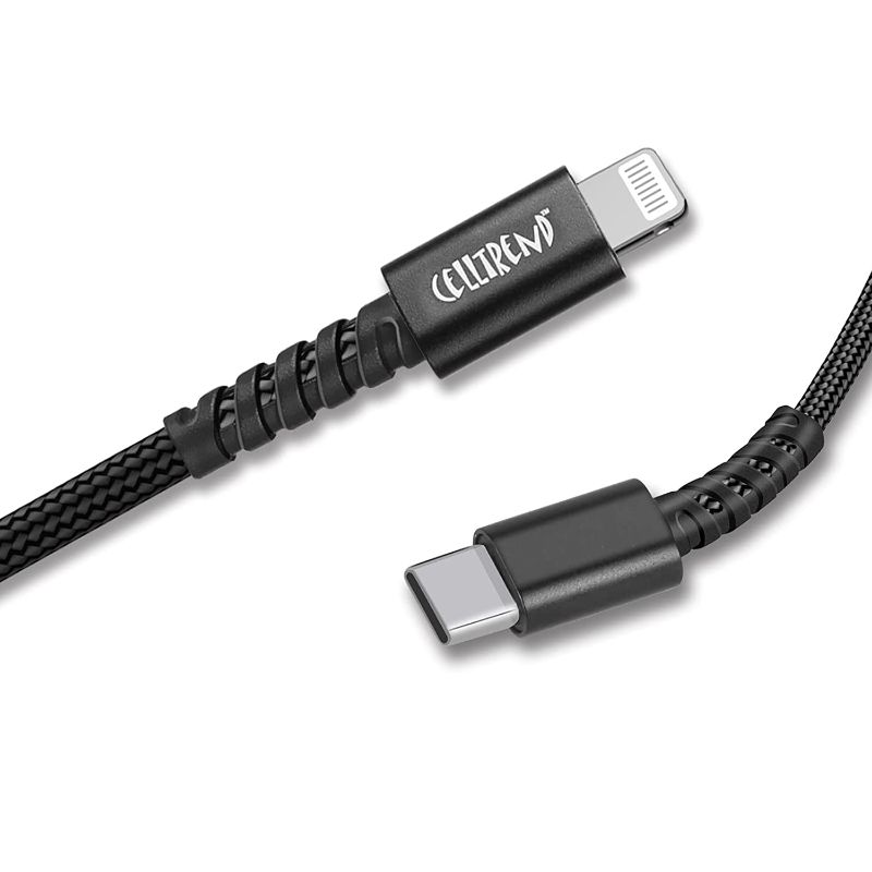 Photo 1 of CELLTREND USB Lightning Fast Charging Nylon Cable USB c to Lightning Cable MFi 3.3FT PD Lightning Charging Cable Compatible with iPhone12/12Pro/12Pro MAX/11/11Pro/11Pro MAX/XS/XS MAX/XR/X/8/8Plus
