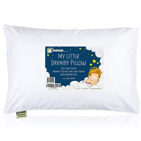 Photo 1 of KeaBabies Toddler Pillow with Pillowcase 13X18 Toddler Pillows (Soft White)
