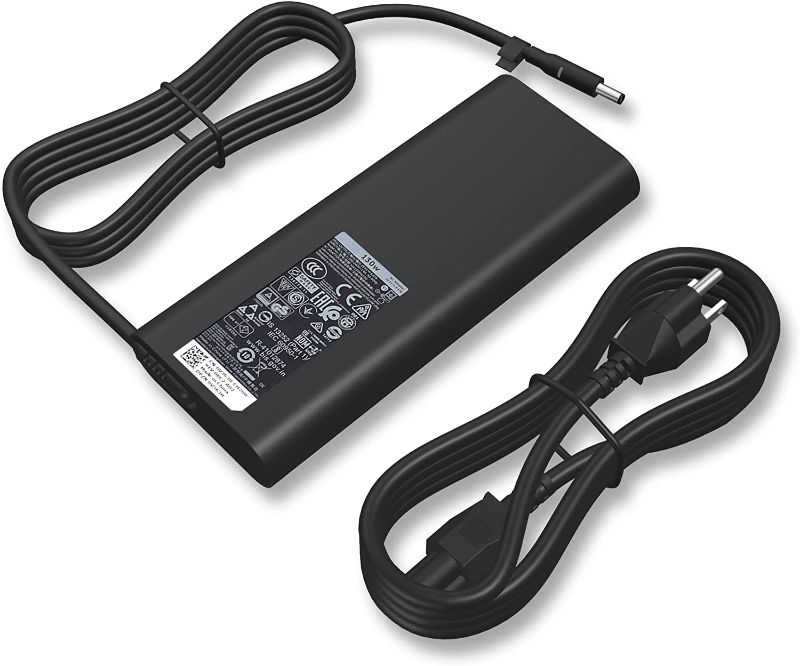 Photo 1 of 130W AC Adapter Laptop Charger for Dell XPS 15 7590 9530 9550 9560 9570 Inspiron 7347 7348 7459 Precision M3800 M2800 5510 5520 5530 5540 HA130PM130 0V363H DA130PM130 06TTY6 0RN7NW Power Supply CordL