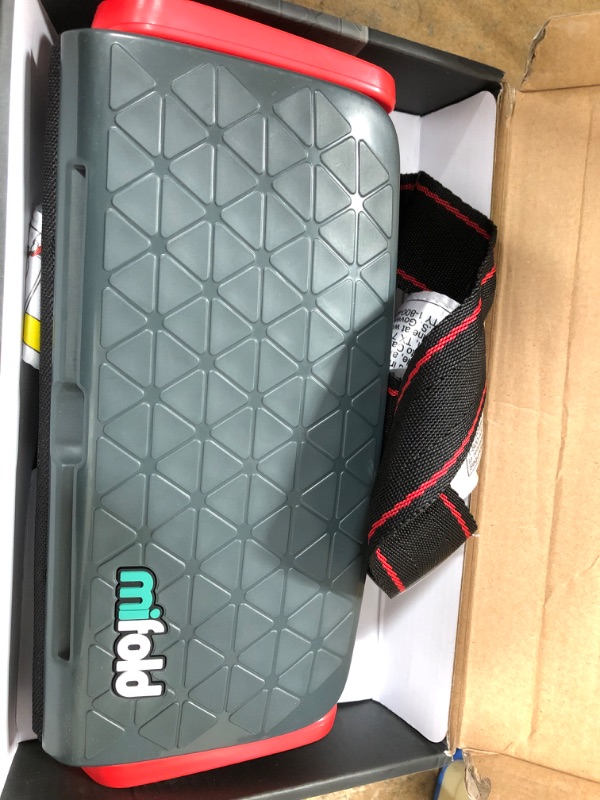 Photo 2 of Mifold Original Grab-and-Go Booster Car Seat Slate Gray