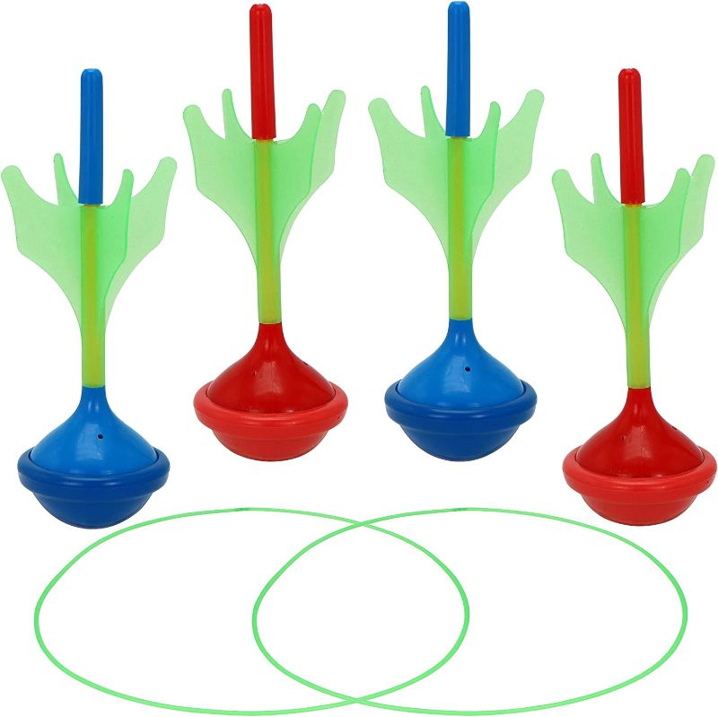 Photo 1 of JOYIN Lawn Darts Game Set for Kids and Adults - Glow in The Dark Outdoor Games Lawn Games for Adults and Family, Soft Tip Lawn Darts Set for Kids Camping Games, Outside Yard Games