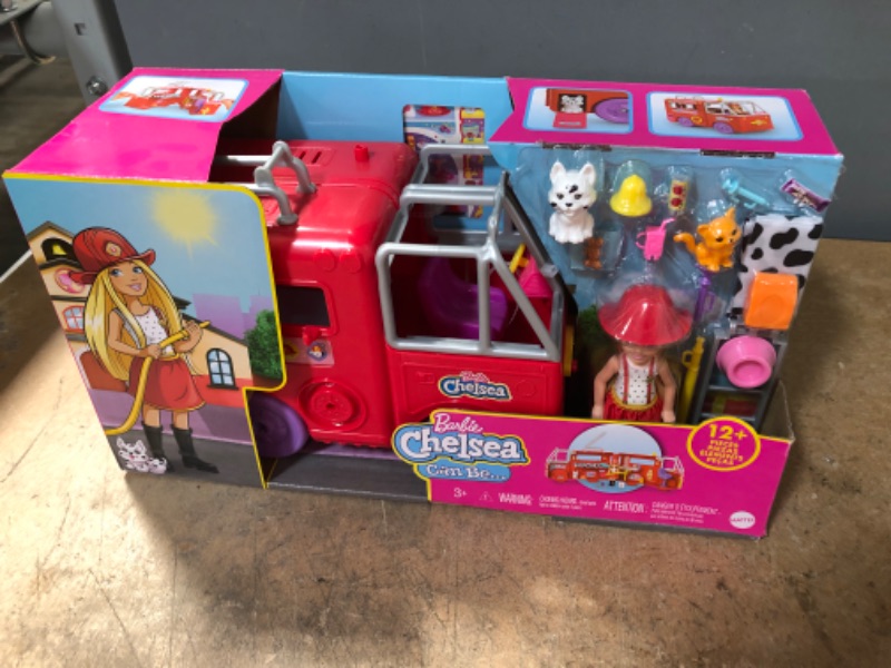 Photo 2 of ?Barbie Chelsea Fire Truck Playset

