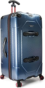 Photo 1 of Traveler's Choice Maxporter II 30" Hardside Spinner Trunk Luggage, Navy 17 x 14 x 30 inches

