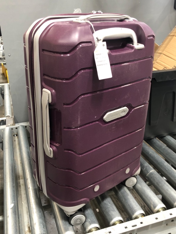 Photo 2 of USED: Samsonite Freeform Hardside Expandable with Double Spinner Wheels, Merlot, Carry-On 21-Inch
