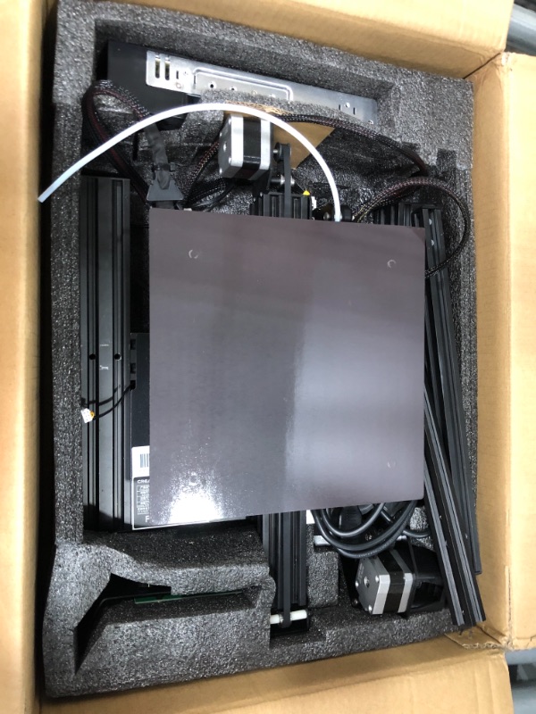 Photo 1 of **MISSING HARDWARE*** Official Creality Ender 3 Pro 3D Printer with Removable Build Surface Plate and UL Certified Meanwell Power Supply, FDM 3D Printers for DIY Home and School Printing Size 8.66x8.66x9.84 inch
