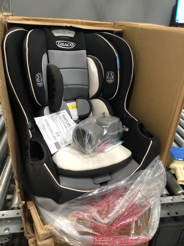 Photo 4 of Graco Extend2Fit Convertible Car Seat, Ride Rear Facing Longer with Extend2Fit, Gotham ?21.5 x 19.5 x 23.5 inches

