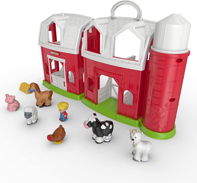 Photo 1 of Fisher-Price Little People Animal Friends Farm, toddler playset with animal figures for ages 1 to 5 years [Amazon Exclusive]
