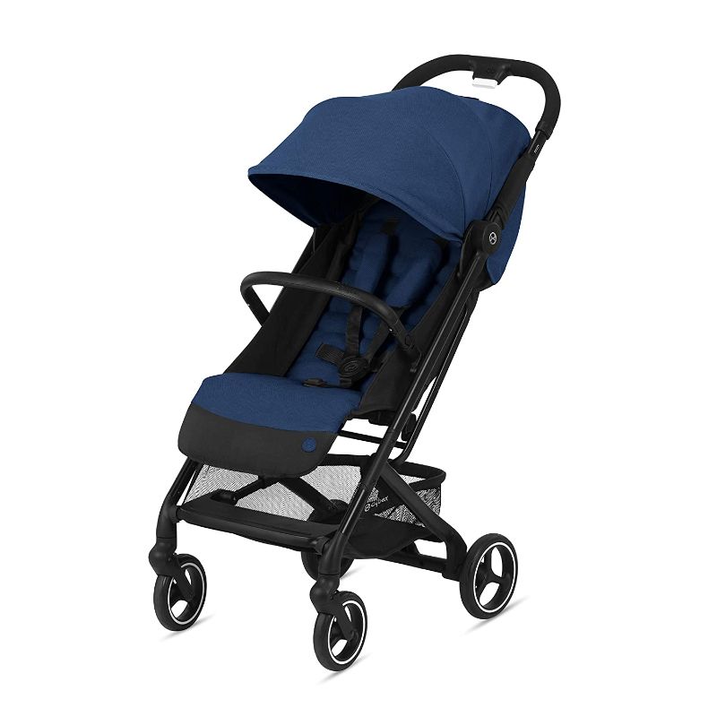 Photo 1 of CYBEX Beezy Stroller, Lightweight Baby Stroller, Compact Fold, Compatible with All CYBEX Infant Seats, Stands for Storage, Easy to Carry, Multiple Recline Positions, Travel Stroller, Navy Blue
