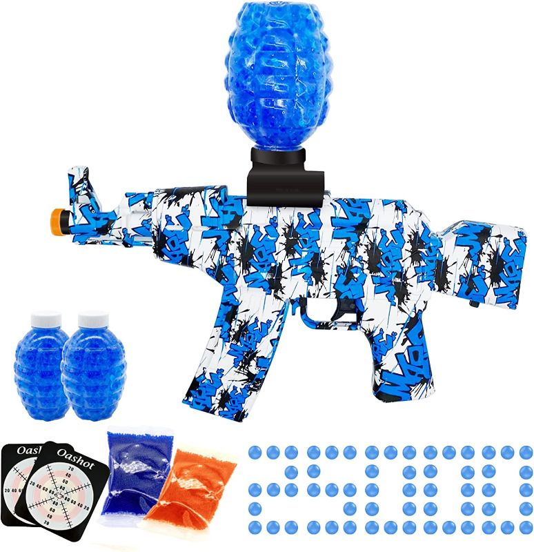 Photo 1 of *** DAMAGED ***
Oashot AKM-47 Electric Gel Water Ball Blaster Toy for Outdoor Activities Shooting Team Game, with 25,000 Gel Ball Beads - Eco-Friendly Gel Bullets,Toy for Adult, Ages 14+