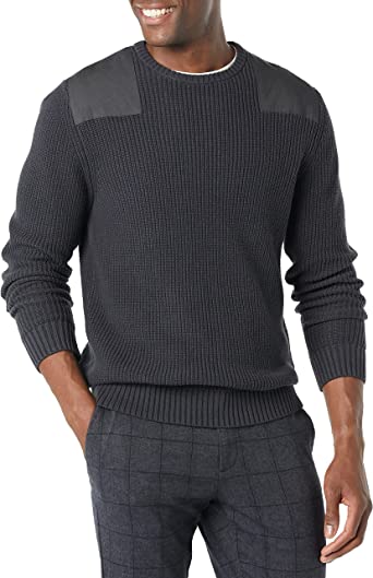 Photo 1 of Goodthreads Men's Soft Cotton Military Sweater XS