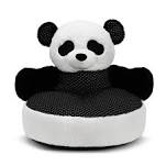 Photo 1 of DEMDACO Pita The Panda Black and White Large Children's Plush Stuffed Animal Chair