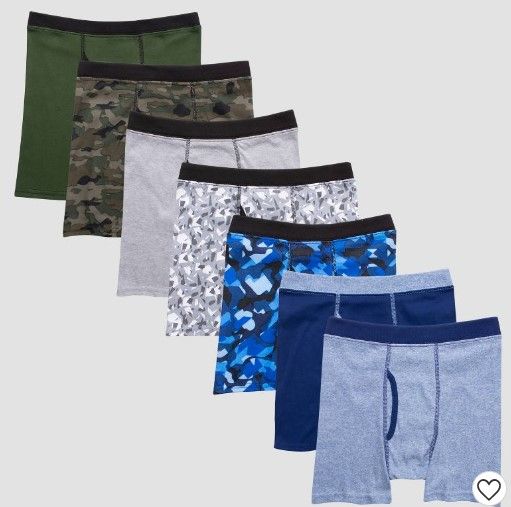 Photo 1 of Hanes Boys' 7pk Boxer Briefs - Colors Vary
SIZE: MEDIUM 10-12