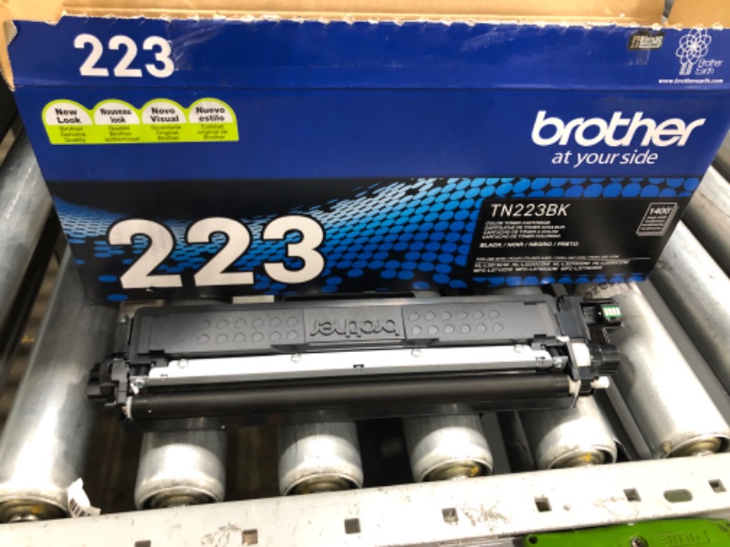 Photo 2 of Brother Genuine TN223BK, Standard Yield Toner Cartridge, Replacement Black Toner, Page Yield Up to 1,400 Pages, TN223, Dash Replenishment Cartridge
