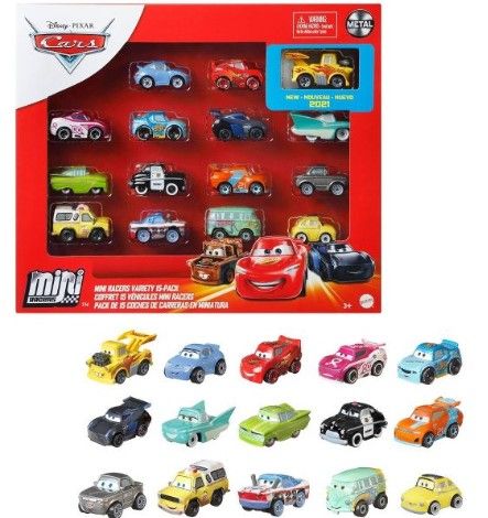 Photo 1 of Disney Pixar Cars Mini Racers Variety 15-Pk

