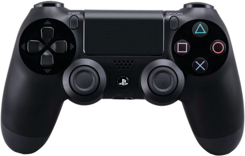 Photo 1 of Ps4 controller with stick grips grey 