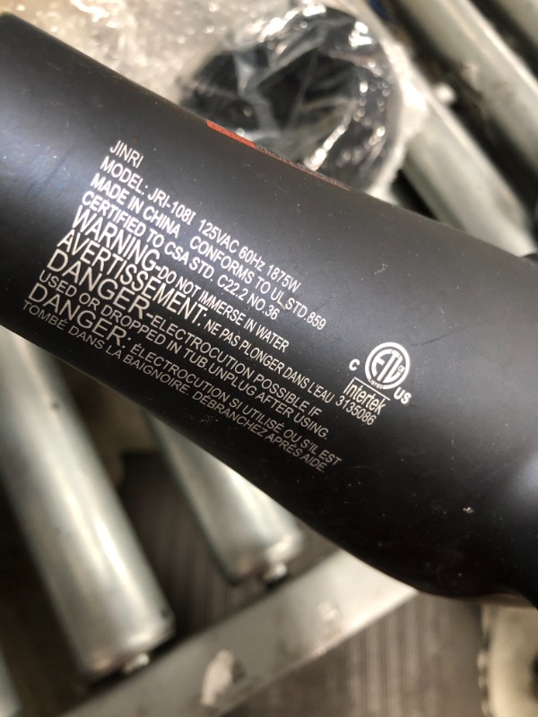 Photo 1 of Hair Dryer 1875W, Negative Ionic Fast Dry Low Noise Blow Dryer
