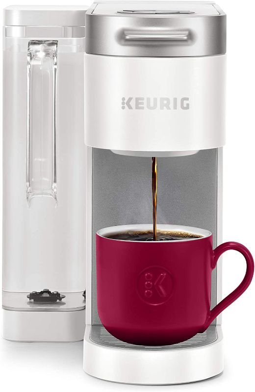 Photo 1 of Keurig K-Supreme Coffee Maker, Single Serve K-Cup Pod Coffee Brewer, With MultiStream Technology, 66 Oz Dual-Position Reservoir, and Customizable Settings, White
