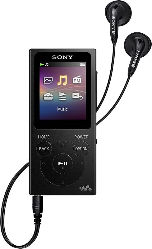 Photo 1 of Sony NWE394/B 8GB Walkman MP3 Player (Black)
