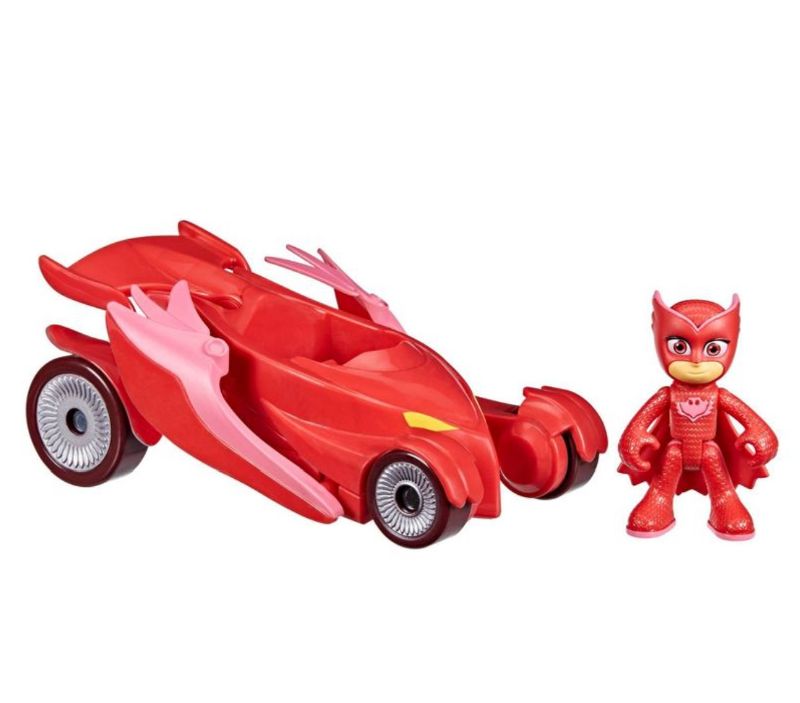 Photo 1 of BUNDEL OF PJ Masks Owlette Deluxe Owl Glider & Peppa Pig Pedro Pony Figure with Bear


