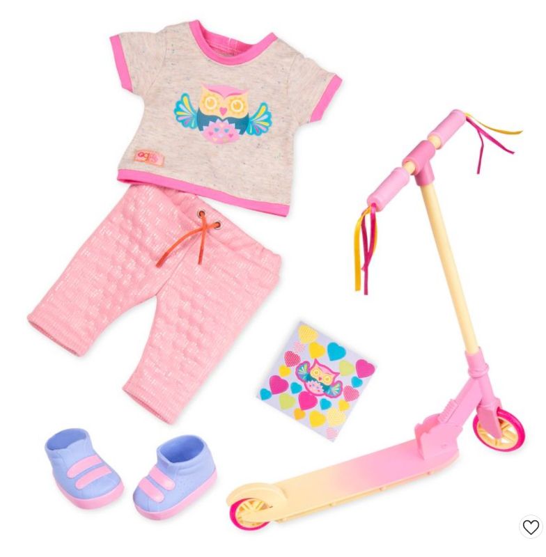 Photo 1 of 2 PACK OF Our Generation Owl Be Cruisin' Sporty Outfit for 18" Dolls

