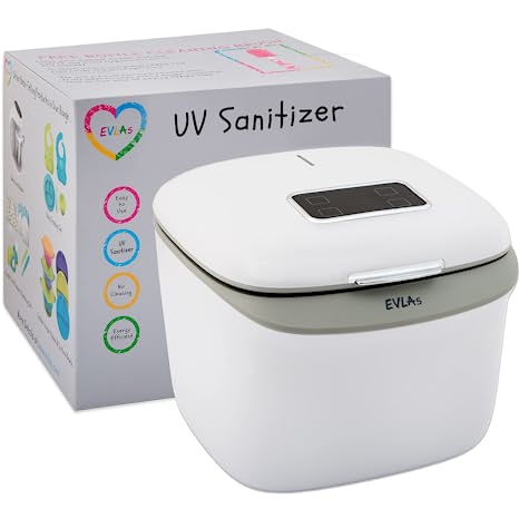 Photo 1 of (CRACKED/BROKEN LID) UV Light Sanitizer Box | Bottle Sanitizer & Dryer | Sanitizes in Minutes with No Cleaning Required | Touch Screen Control | for Baby & The Whole Family
