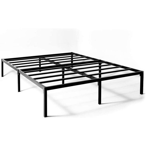 Photo 1 of (SCRATCHED) Nest Quick Lock 14 Inch Metal Platform Bed Frame / Mattress Foundation / No Box Spring Needed (Queen)
