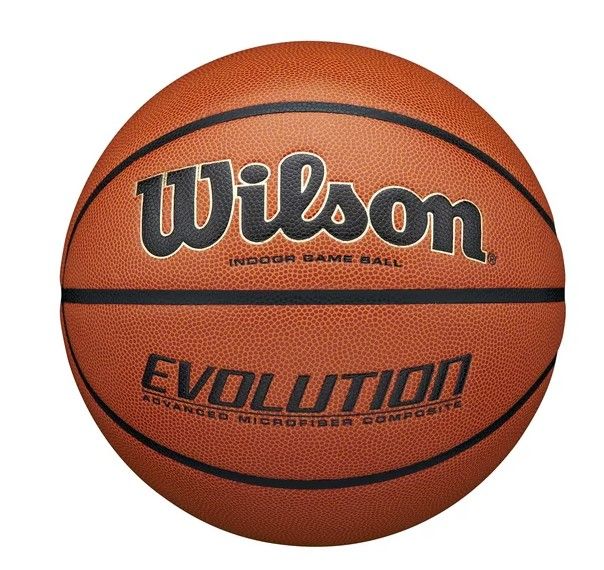 Photo 1 of (WRITING ON BALL) Wilson Evolution Official Game Basketball - 
