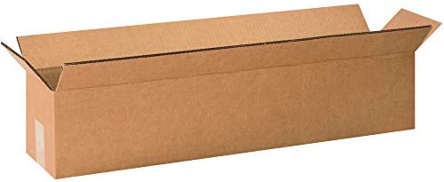 Photo 1 of 60" x 12" x 12" Heavy-Duty Double Wall Corrugated Cardboard Boxes Kraft Pack of 10