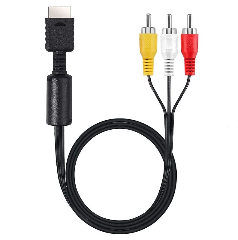 Photo 1 of ?NOT HDMI?Suncala 6FT AV TV RCA Audio Video Cord Cable for Playstation PS2 PS3 Cable (1Pack)
