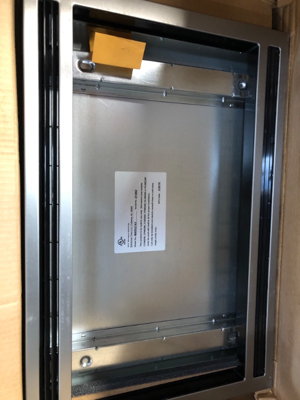 Photo 2 of Frigidaire 27 in. Trim Kit for Built-In Microwave Oven in Stainless Steel