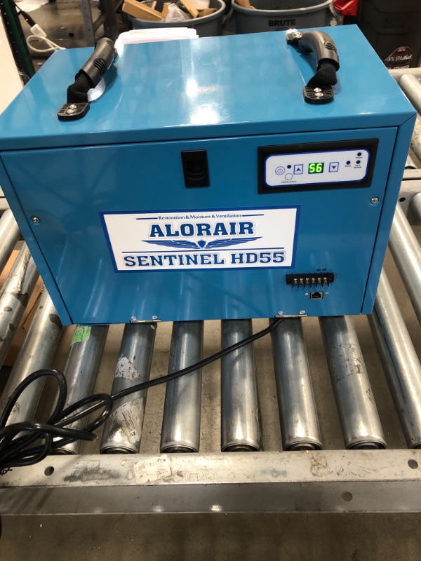 Photo 1 of AlorAir Sentinel HD55 Commercial Dehumidifiers for Basements with Drain House, Blue
