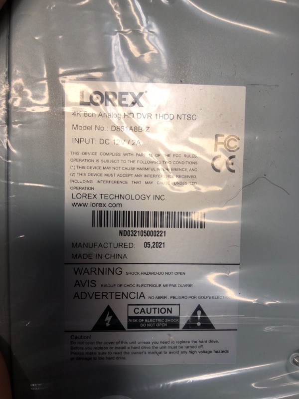 Photo 3 of ***SEE NOTE*** Lorex 16-Channel 4K Indoor/Outdoor Wired Analog Security System with 2 TB DVR and 10 4K Active-Deterrence Cameras