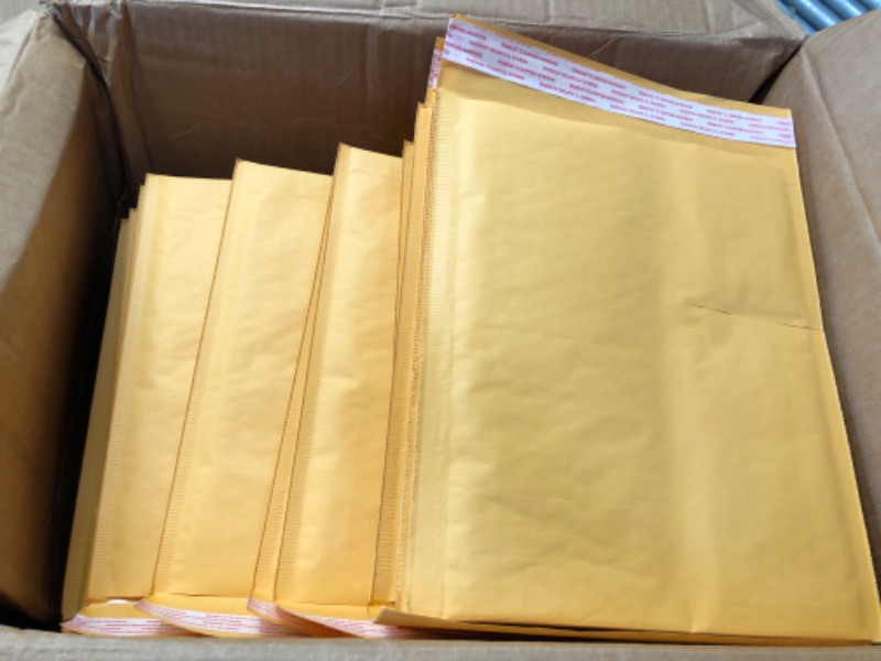 Photo 1 of 10"x13"Kraft Bubble Mailer Padded ENVELOPES-100 Qty