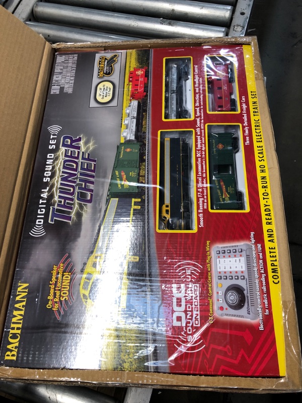 Photo 2 of Bachmann Trains HO Scale Thunder Chief Ready-To-Run Freight Train Set with Sound