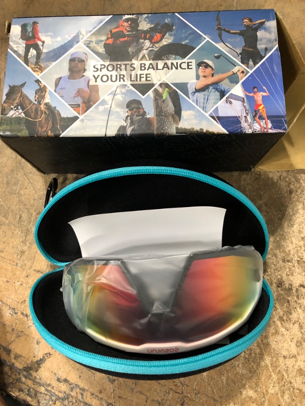 Photo 2 of Activate your EAZYRUN Life! Small to Medium Polarized Sports Sunglasses for Women & Men, for Running Cycling Baseball.

