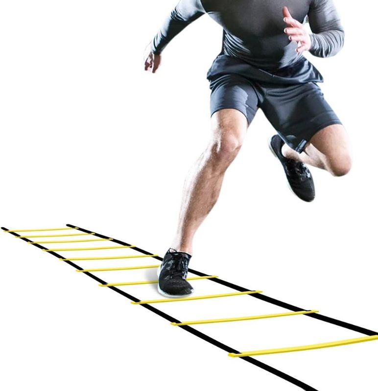 Photo 1 of GHB Pro Agility Ladder Agility Training Ladder Speed 12 Rung 20ft with Carrying Bag
