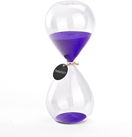 Photo 1 of Hourglass 60 Minutes Sand Timer Large One Hour Glass Sand Timer for Home Desk Office Decor 8 Inch