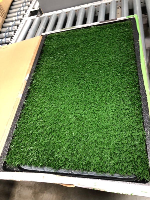 Photo 2 of  Dog Puppy Pet Potty Pad, Home Training Toilet Pad, Grass Surface Portable Dog Mat