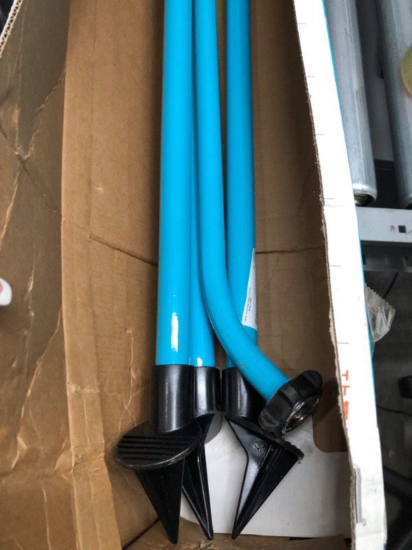 Photo 1 of Aqua Joe Aj-ist72zm Indestructible Zinc Impulse 360-Degree Telescoping Tripod Sprinkler