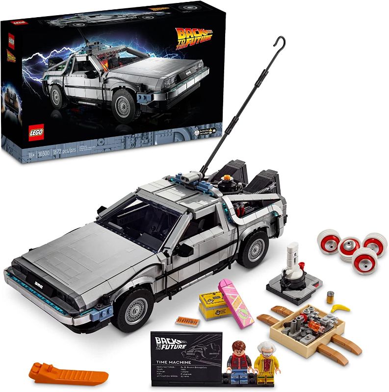 Photo 1 of 
LEGO Back to The Future Time Machine 10300 Building Set for Adults; Build a Detailed Model of a Movie Legend