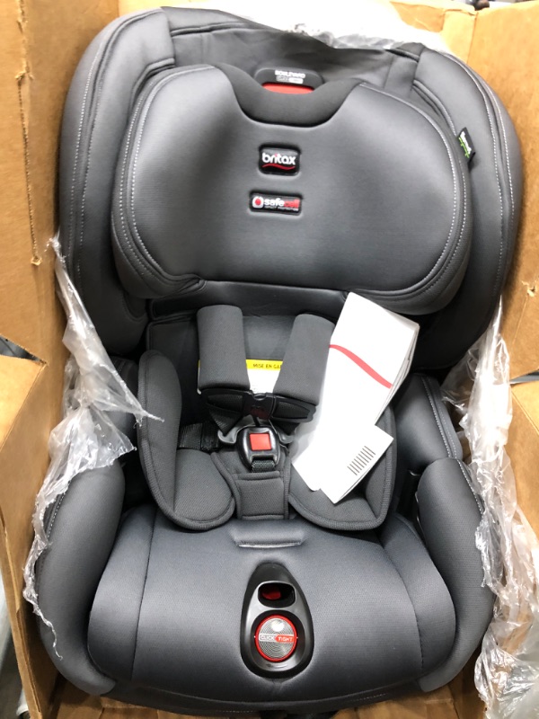 Photo 1 of Britax Boulevard ClickTight Convertible Car Seat, Cool N Dry Charcoal - Cooling & Moisture Wicking Fabric
