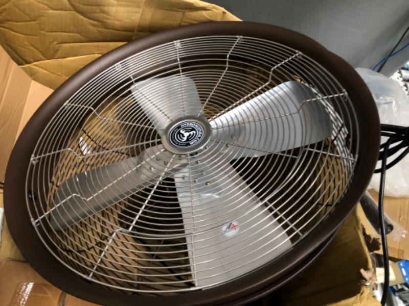 Photo 6 of Hydromist F10-14-022 Outdoor Fan, 18 Inch, Dark Brown
