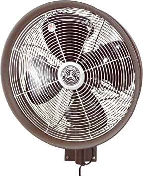 Photo 1 of Hydromist F10-14-022 Outdoor Fan, 18 Inch, Dark Brown
