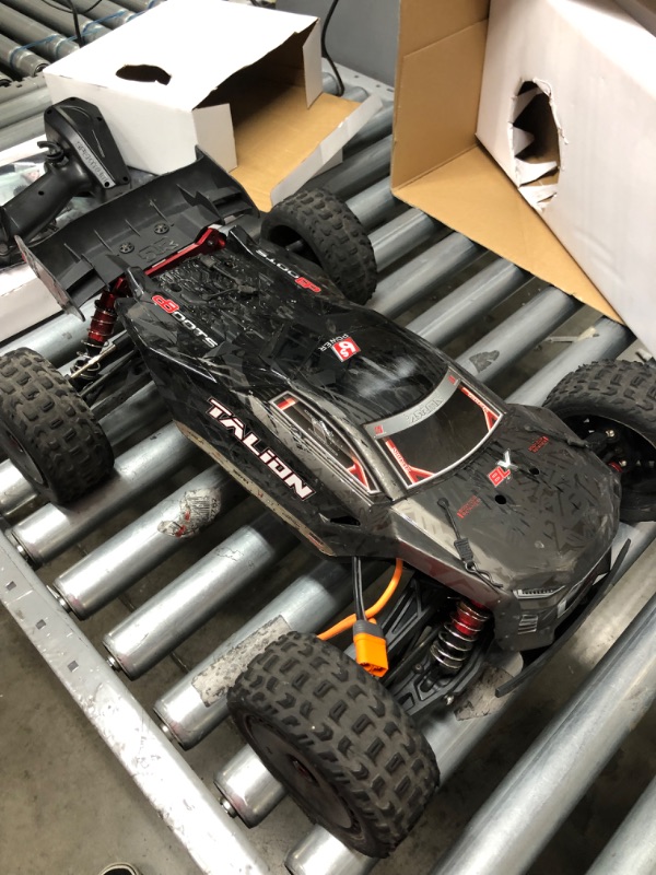 Photo 2 of ARRMA RC Truck 1/8 Talion 6S BLX 4WD Extreme Bash Speed Truggy RTR (Battery and Charger Not Included), Black, ARA8707