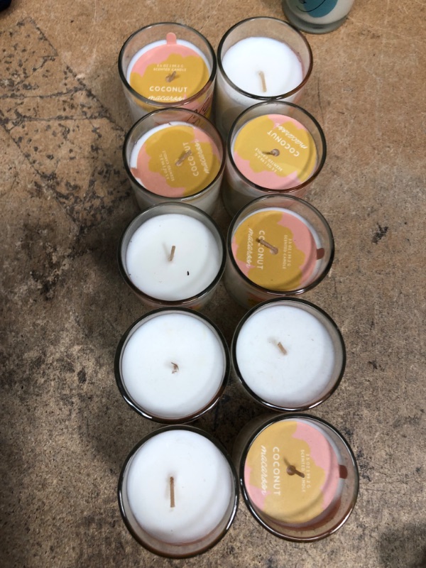 Photo 2 of 10 PACK COCONUT MACCAROON CANDLES