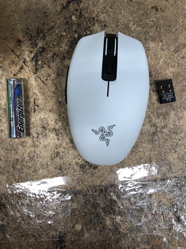 Photo 2 of Razer Orochi V2 Mobile Wireless Gaming Mouse: Ultra Lightweight - 2 Wireless Modes - Up to 950hrs Battery Life - Mechanical Mouse Switches - 5G Advanced 18K DPI Optical Sensor - White