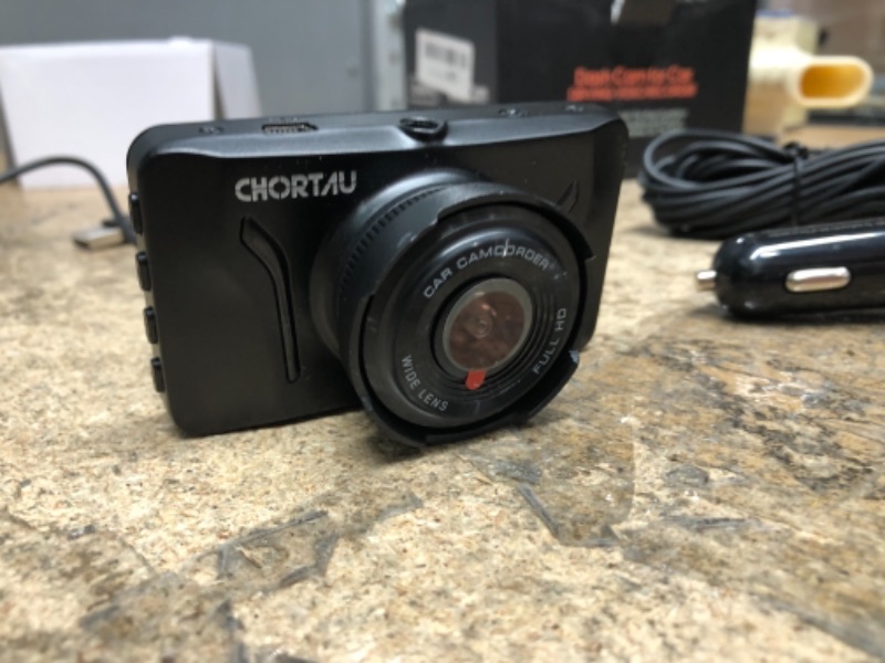 Photo 2 of Dash Cam for Cars 1080P FHD Car Dash Camera CHORTAU 2022 New Version Car Camera Recorder 3Inch Screen Dashboard Camera with 170° Wide Angle TESTED AND FUNCTIONS